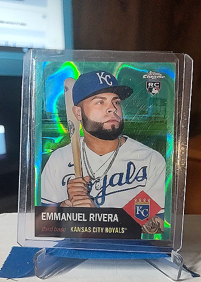 2022 Topps Chrome Platinum Anniversary #304 Emmanuel Rivera — front