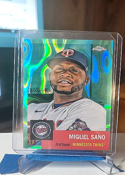 2022 Topps Chrome Platinum #357 Miguel Sano — front