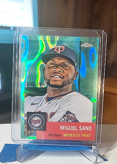 2022 Topps Chrome Platinum #357 Miguel Sano — front