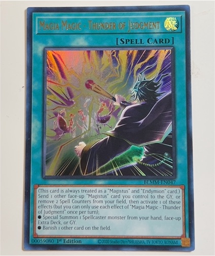 2020 Yu-Gi-Oh! BLMM-EN047 Magia Magic - Thunder of Judgment — front