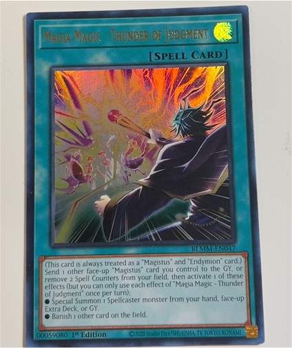2020 Yu-Gi-Oh! BLMM-EN047 Magia Magic - Thunder of Judgment — front
