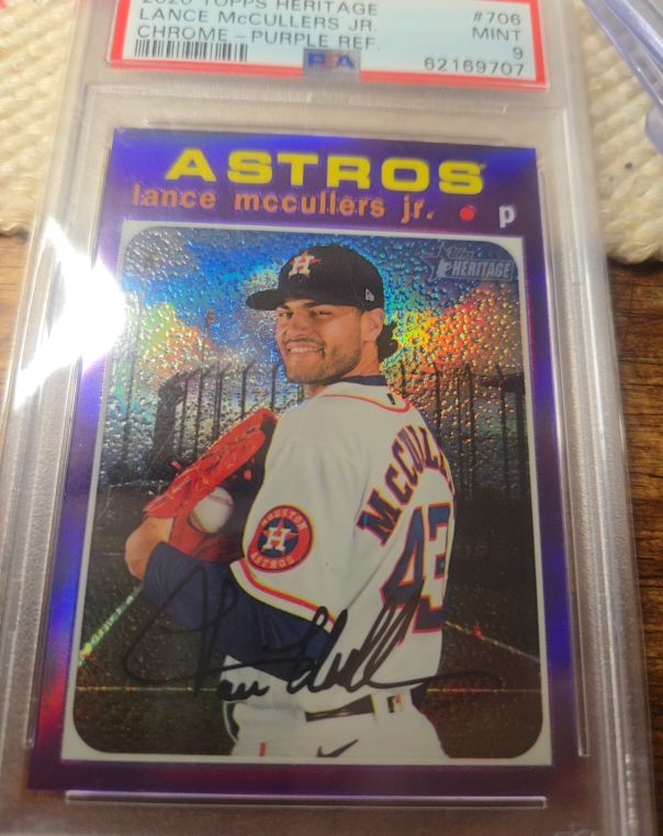 2020 Topps Heritage High Number #THC-706 Lance McCullers Jr. — front