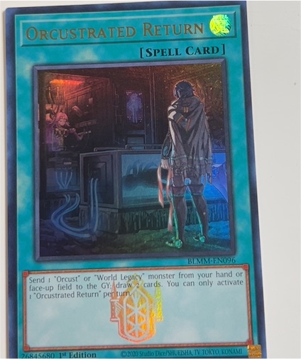 2020 Yu-Gi-Oh Battles of Legend: Monster Mayhem #BLMM-EN096 Orcustrated Return — front