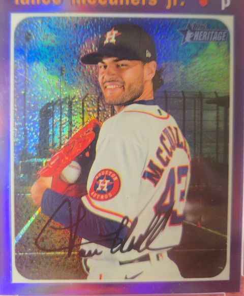 2020 Topps Heritage #706 Lance McCullers Jr. — front