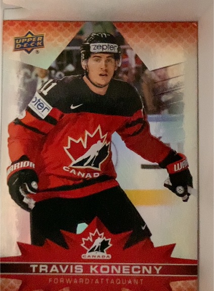 2021-22 Upper Deck Tim Hortons Team Canada #54 Travis Konecny — front