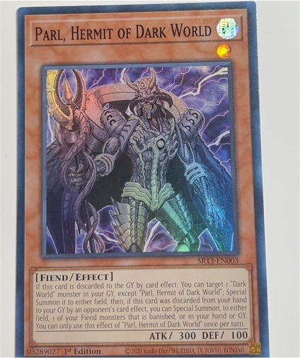 2020 Yu-Gi-Oh! SR13-EN003 Parl, Hermit of Dark World — front