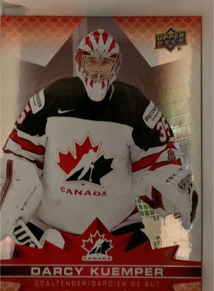 2021-22 Upper Deck Tim Hortons Team Canada #3 Darcy Kuemper — front