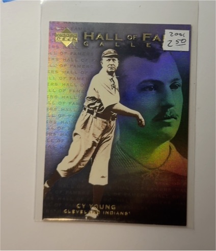 2001 Upper Deck Hall of Fame Gallery #G9 Cy Young — front