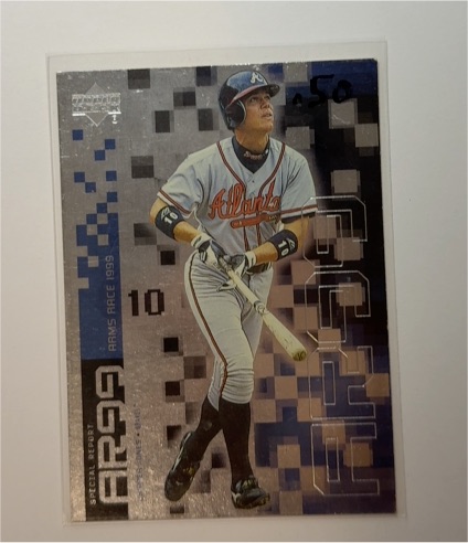 1999 Upper Deck Arms Race 99 #523 Chipper Jones — front