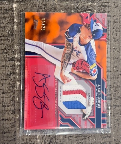 2025 Topps Series 2 #21 AJ Smith-Shawver — front