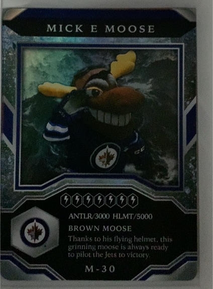 2021-22 Upper Deck MVP #M-30 Mick E Moose — front