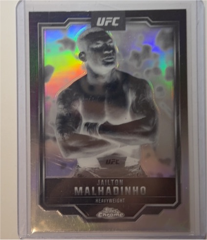 2025 Topps Chrome UFC #112 Jailton Malhadinho — front