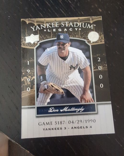2008 Upper Deck Yankee Stadium Legacy #5187 Don Mattingly — front