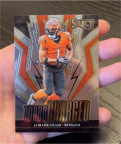2023 Panini Select #TUR-JCH Ja'Marr Chase Turbocharged — front