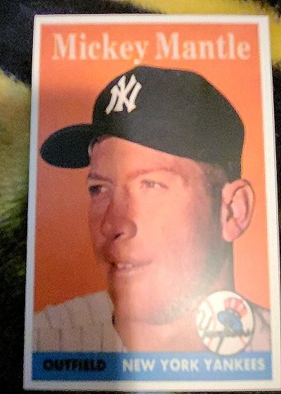 1966 Topps #245 Mickey Mantle — front