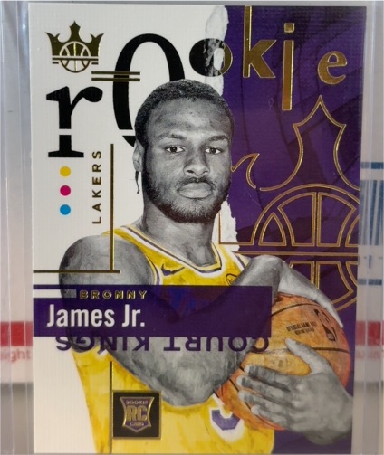 2024-25 Panini Court Kings #124 Bronny James Jr. — front