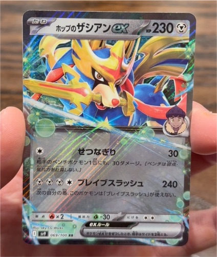 Hop's Zacian ex 069/100 Battle Partners — front
