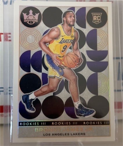 2024-25 Panini Court Kings #190 Bronny James — front