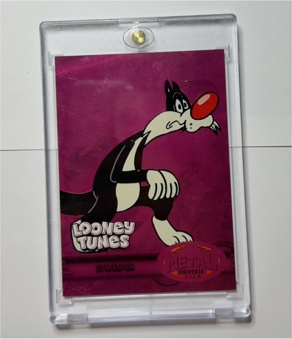 2024 Fleer Retro Looney Tunes Sylvester #RMU-9 Metal Universe — front