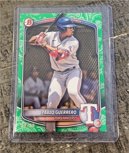 2025 Bowman #BP-144 Pablo Guerrero — front