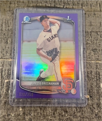 2025 Bowman Chrome #BCP-53 Jacob Bresnahan — front