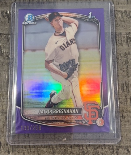 2025 Bowman Chrome #BP-53 Jacob Bresnahan — front