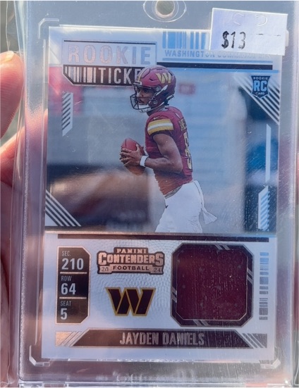 2024 Panini Contenders Rookie Ticket #RTS-JDS Jayden Daniels — front
