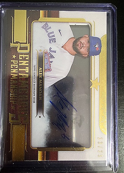 2023 Topps Five Star Pentamerous Penmanship #PP-AM Alek Manoah — front