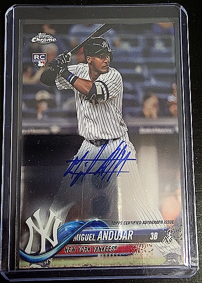 2018 Topps Chrome #RA-MA Miguel Andujar — front