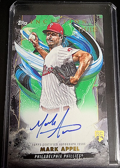 2023 Topps Inception Emerging Stars Auto Green #BRESMA Mark Appel — front