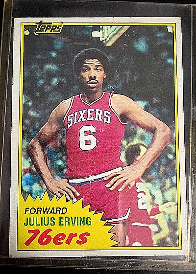 1981-82 Topps #30 Julius Erving — front