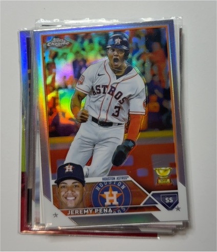 2023 Topps Chrome #113 Jeremy Pena — front