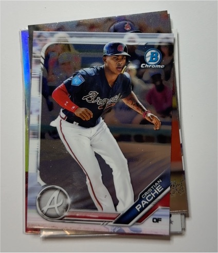 2019 Bowman Chrome #BCP-62 Cristian Pache — front