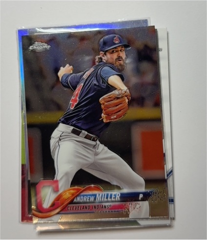 2018 Topps Chrome #117 Andrew Miller — front