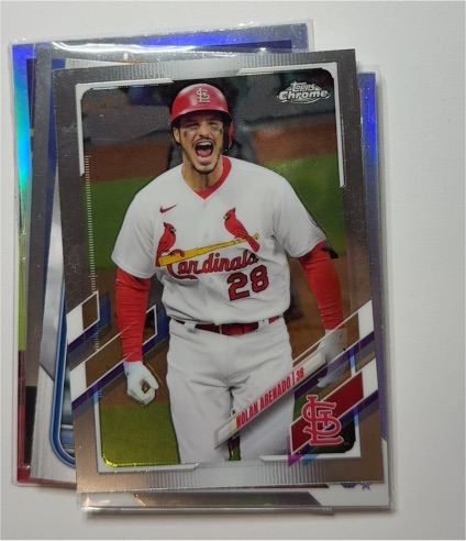 2021 Topps Chrome Update #USC100 Nolan Arenado — front