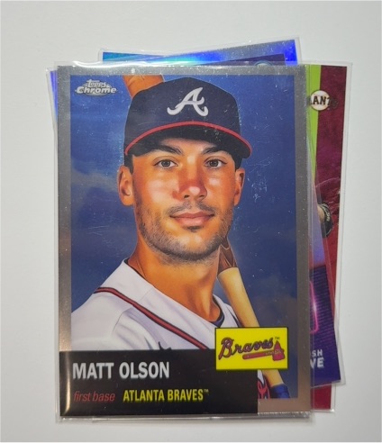 2022 Topps Chrome #387 Matt Olson — front