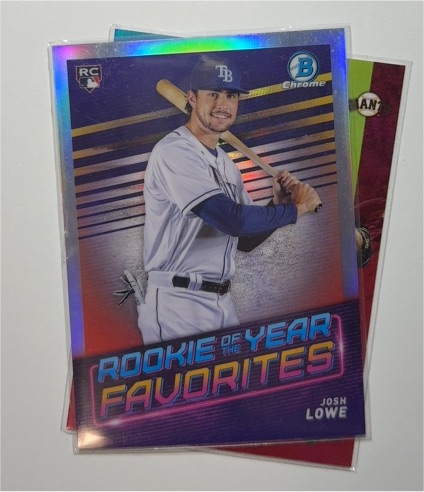 2022 Bowman Chrome #ROYF-11 Josh Lowe Rookie of the Year Favorites — front