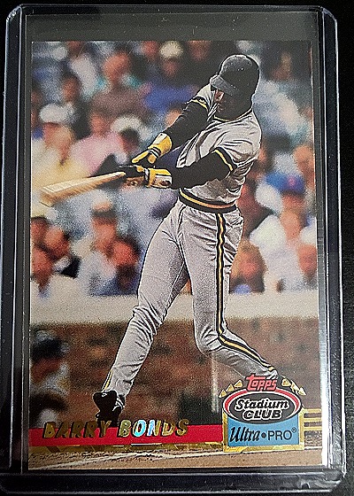 1993 Topps Stadium Club Ultra-Pro #4 Barry Bonds — front