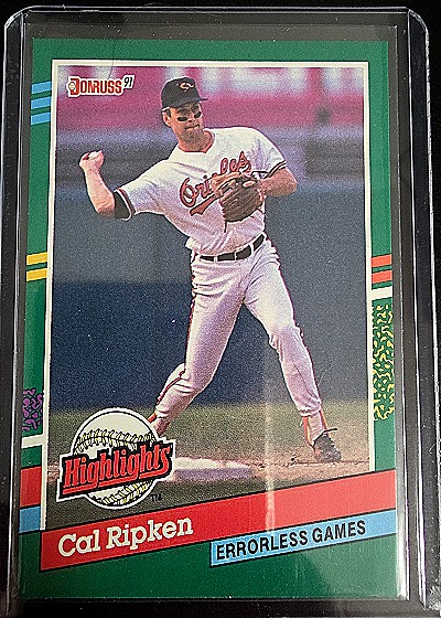 1991 Donruss #BC-17 Cal Ripken Jr. — front