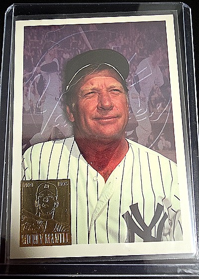 1996 Topps #7 Mickey Mantle — front