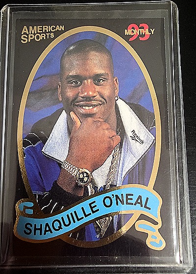 1993 American Sports Monthly #1 Shaquille O'Neal — front