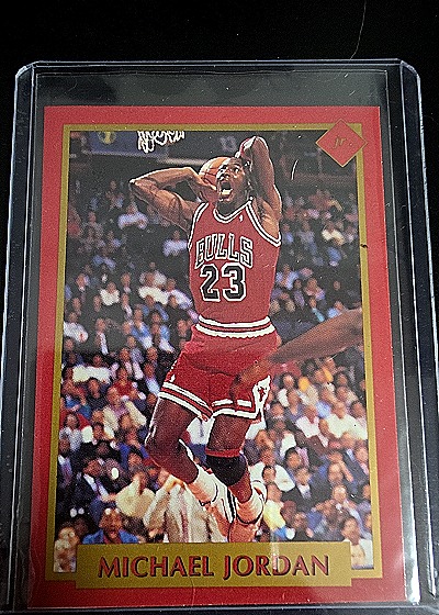 1991 Tuff Stuff Jr. #9 Michael Jordan — front