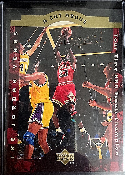 1996 Upper Deck A Cut Above #CA8 Michael Jordan — front
