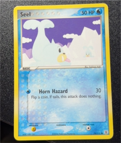 2004 Pokémon #78 Seel — front