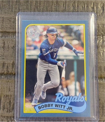 2024 Topps Series 1 1989 Topps Baseball 35th Anniversary #89B-59 Bobby Witt Jr. — front