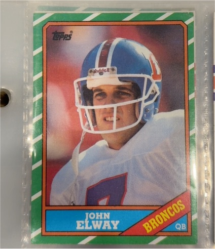 1986 Topps #112 John Elway — front