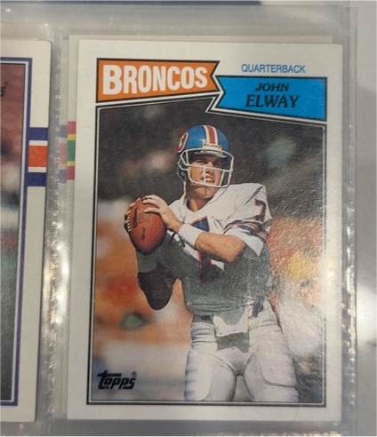 1987 Topps #31 John Elway — front
