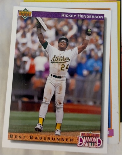 1992 Upper Deck #648 Rickey Henderson — front