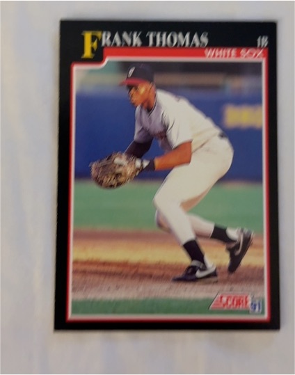 1991 Score #840 Frank Thomas — front