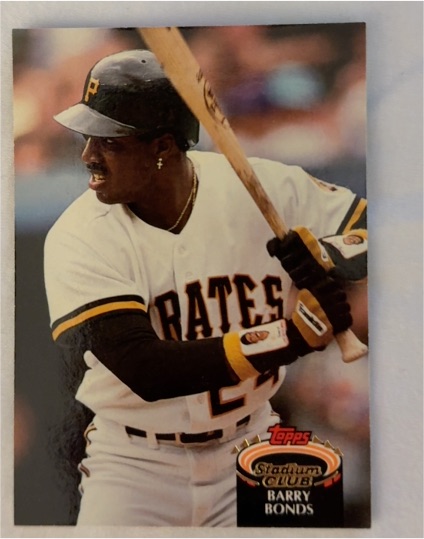1992 Topps Stadium Club #620b Barry Bonds — front